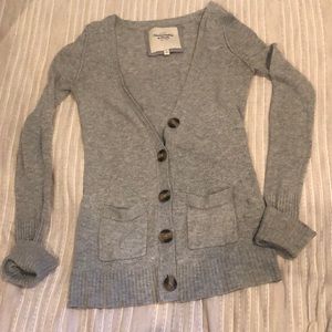 Grey Abercrombie cardigan